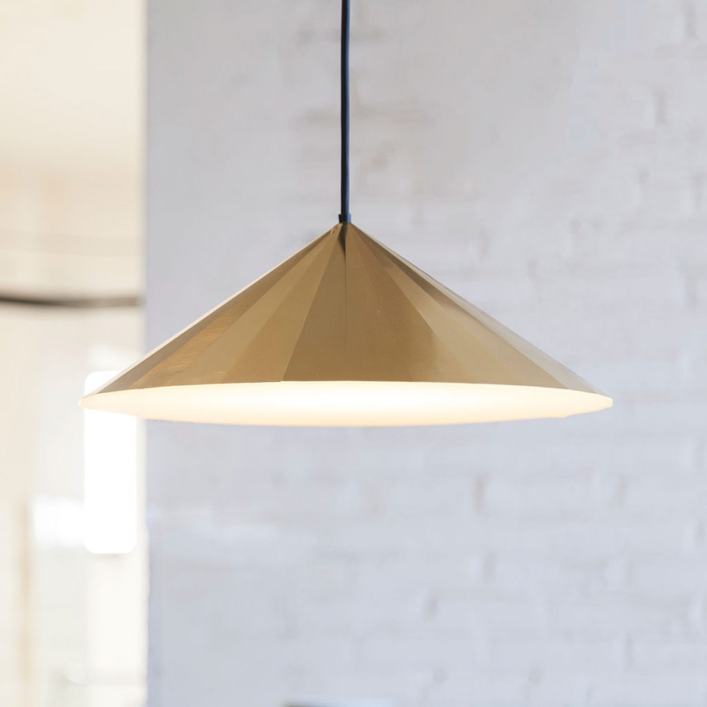 Brass Light BL28 | design LED hanglamp messing met diffuus licht